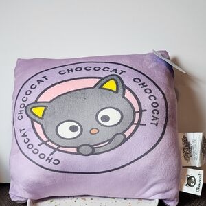 NWT Chococat Travel Cloud Pillow 12"x12"